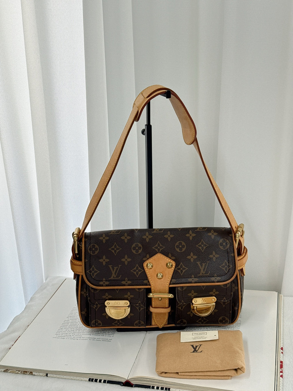 LOUIS VUITTON Monogram Hudson bag PM