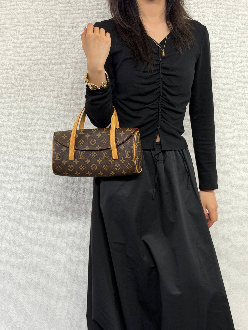 LOUIS VUITTON Sonatine Monogram Handbag
