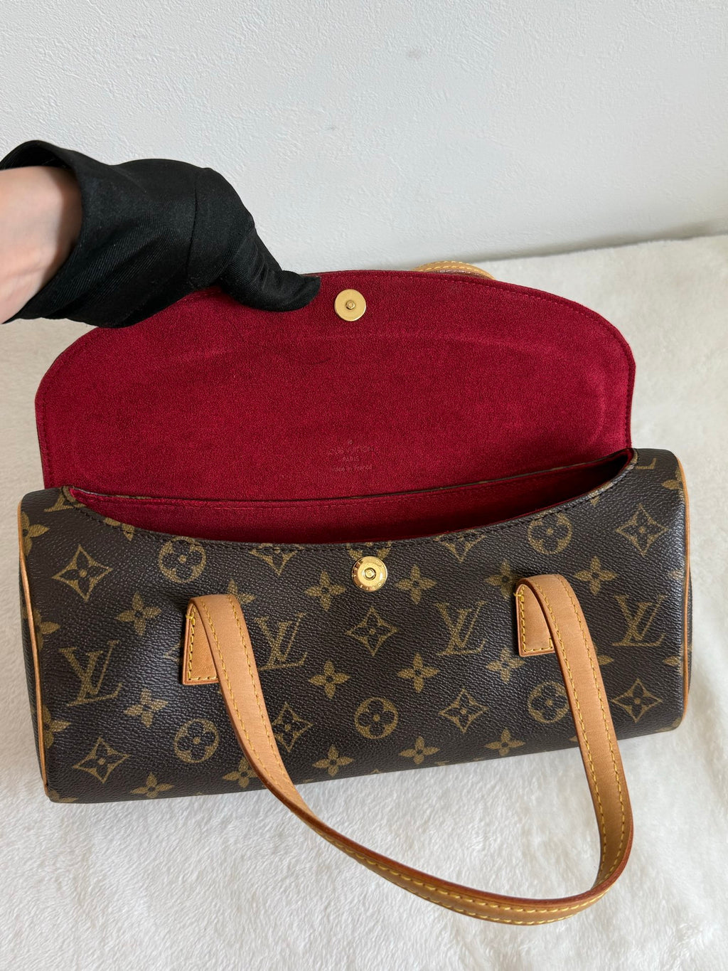 LOUIS VUITTON Sonatine Monogram Handbag