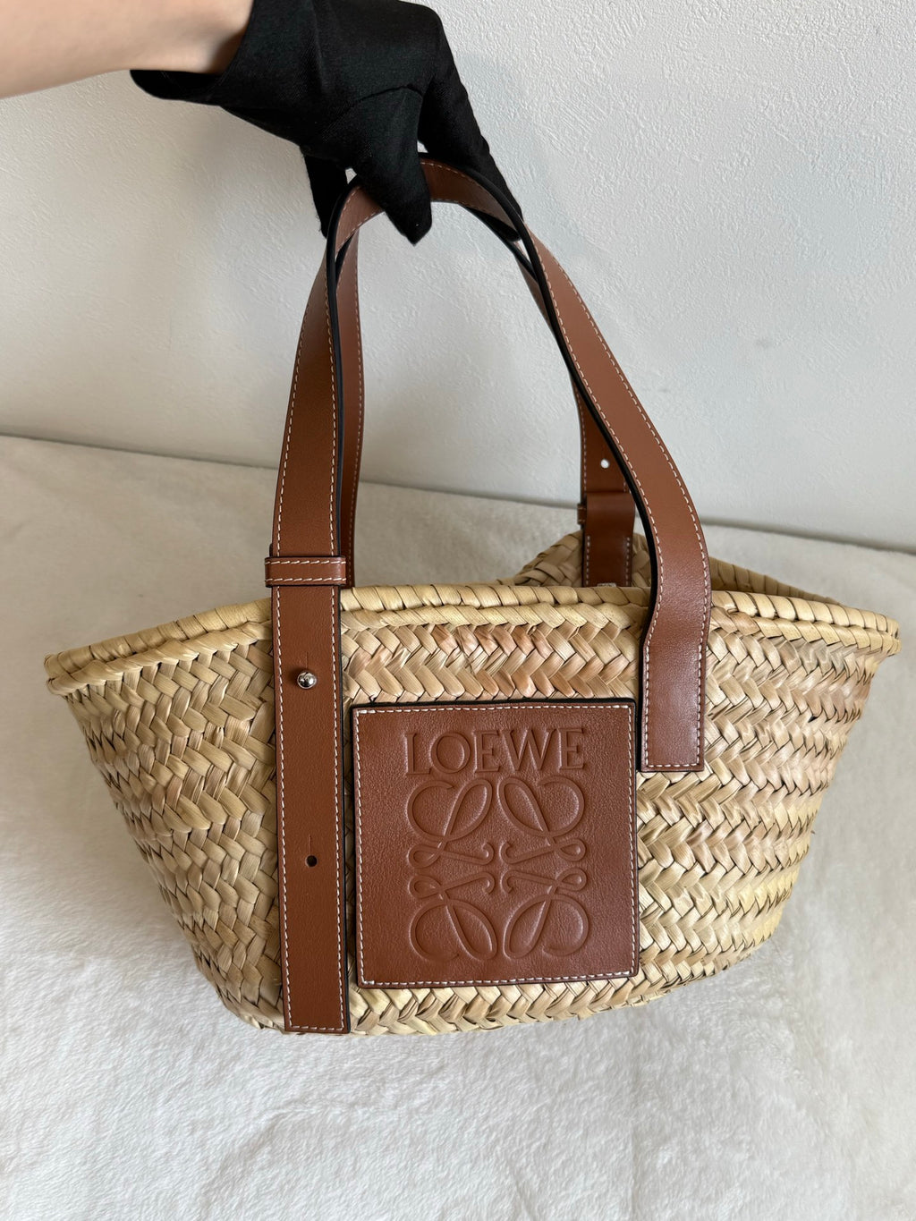 LOEWE Raffia Basket Bag