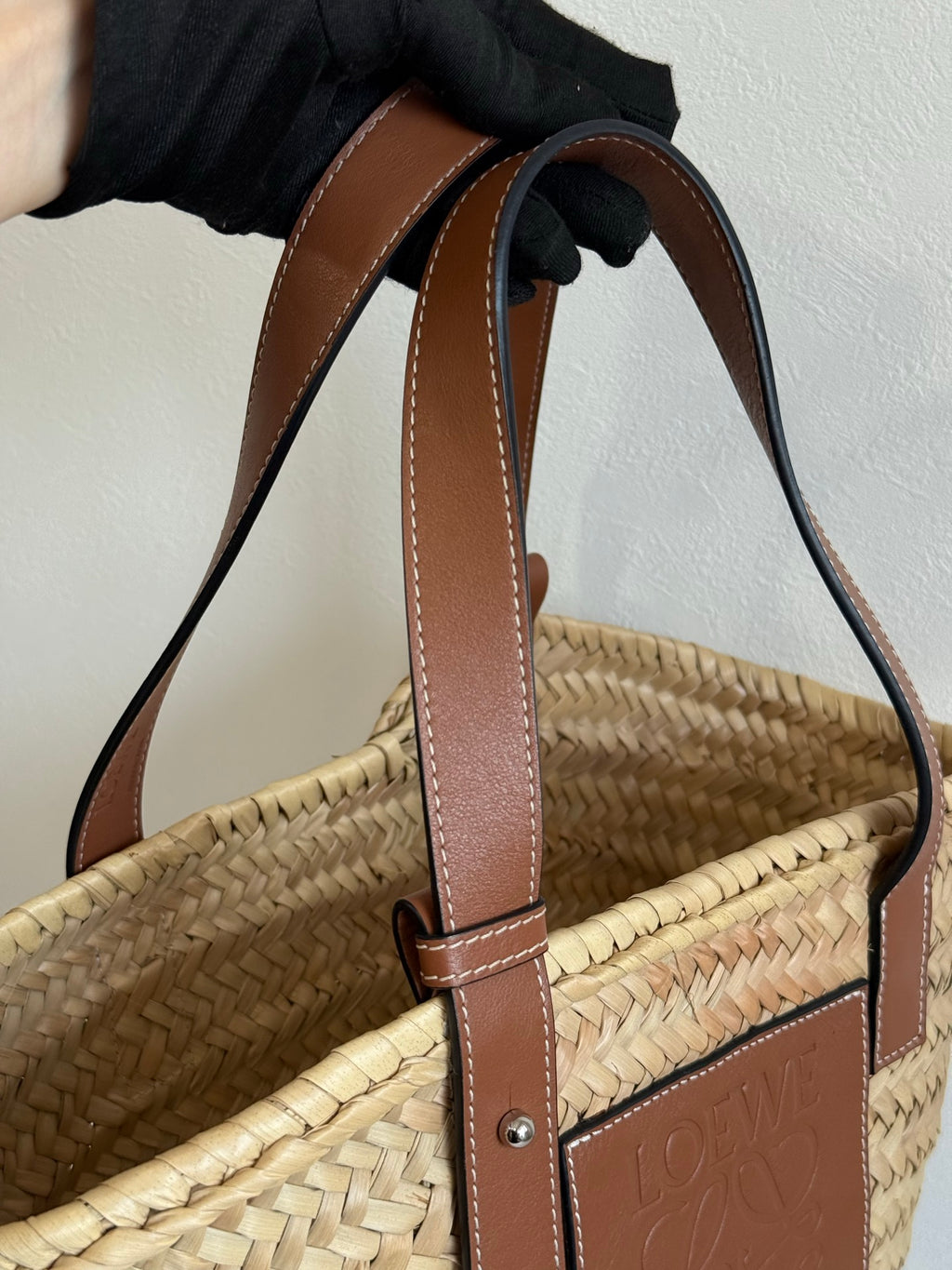 LOEWE Raffia Basket Bag