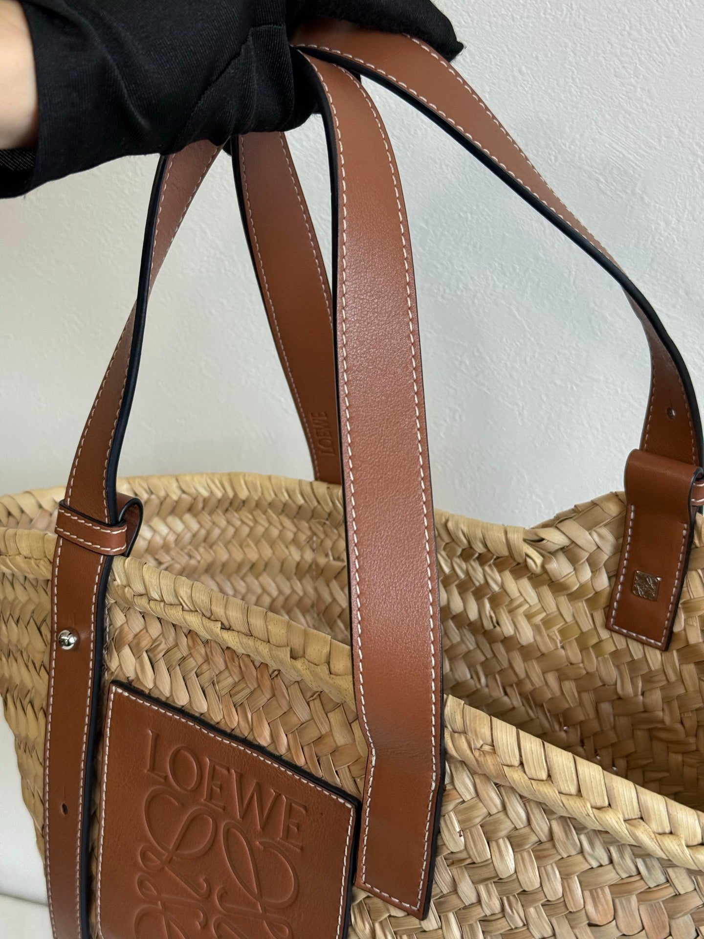 LOEWE Raffia Basket Bag