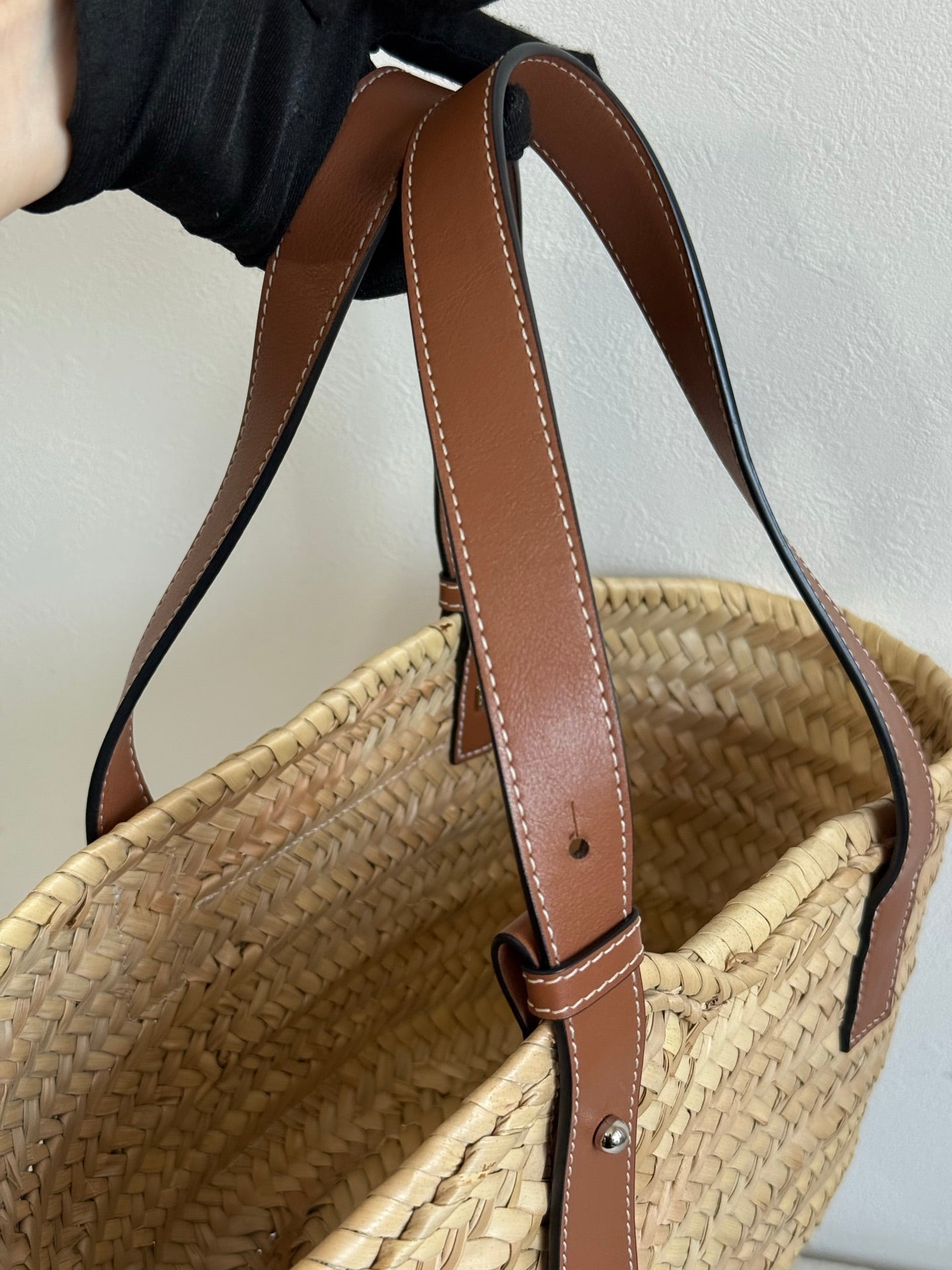 LOEWE Raffia Basket Bag