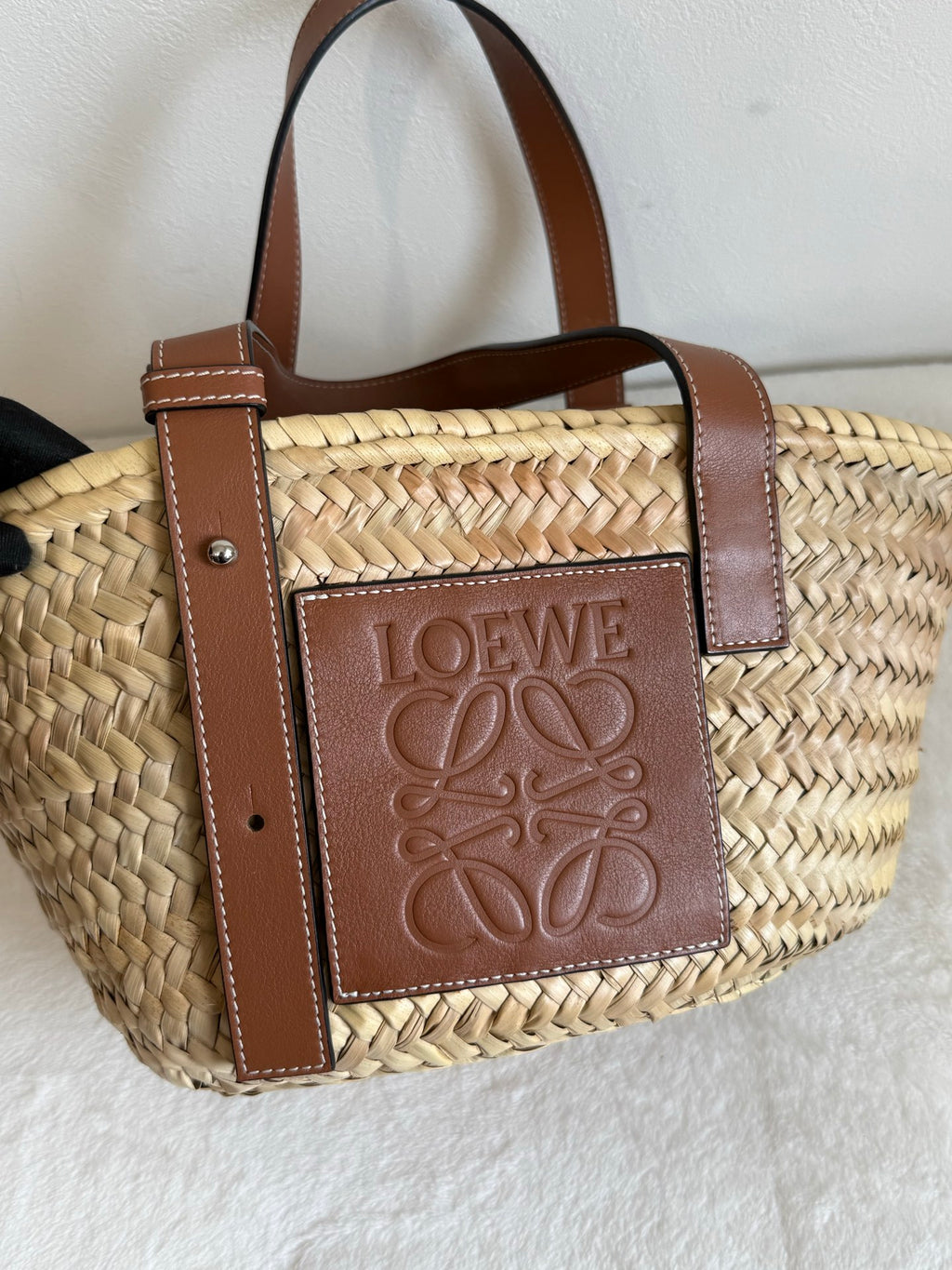 LOEWE Raffia Basket Bag