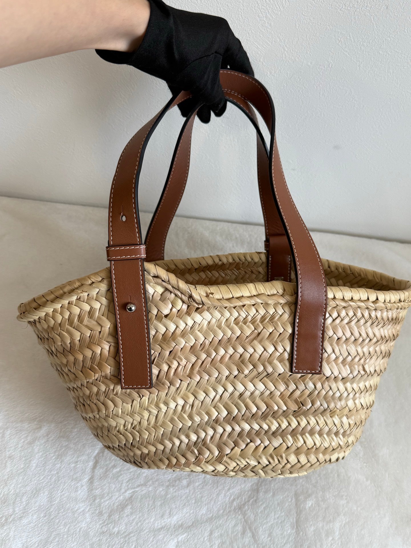 LOEWE Raffia Basket Bag
