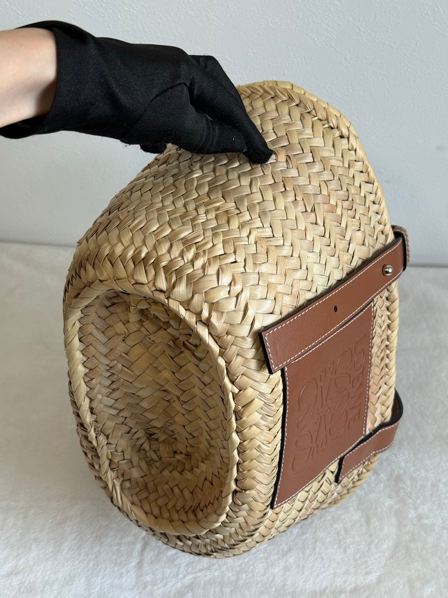 LOEWE Raffia Basket Bag