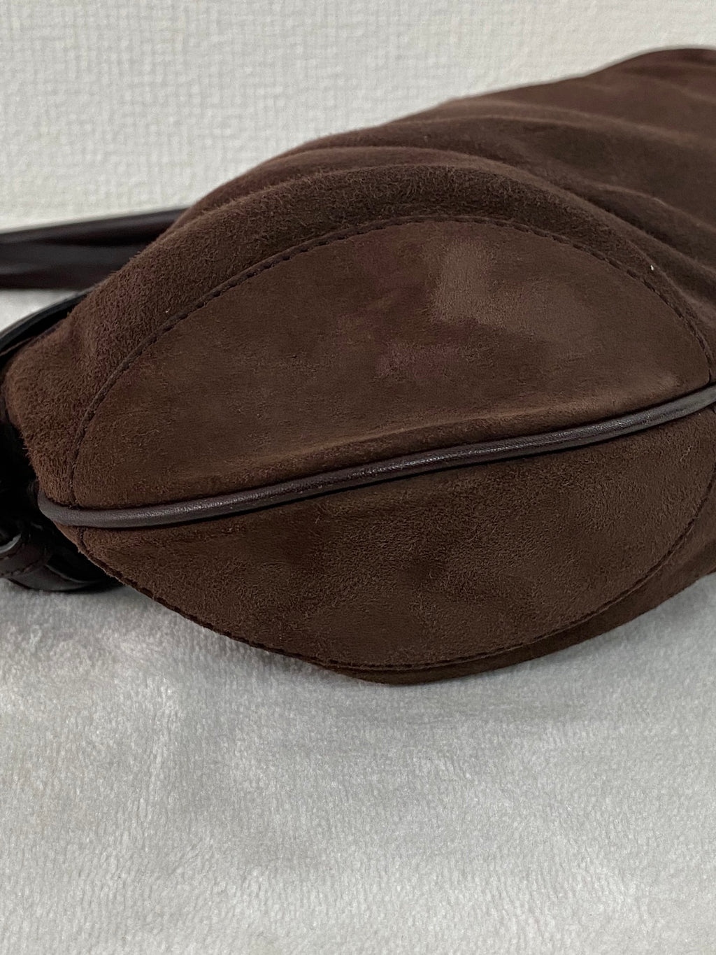 FERRAGAMO Suede Handbag