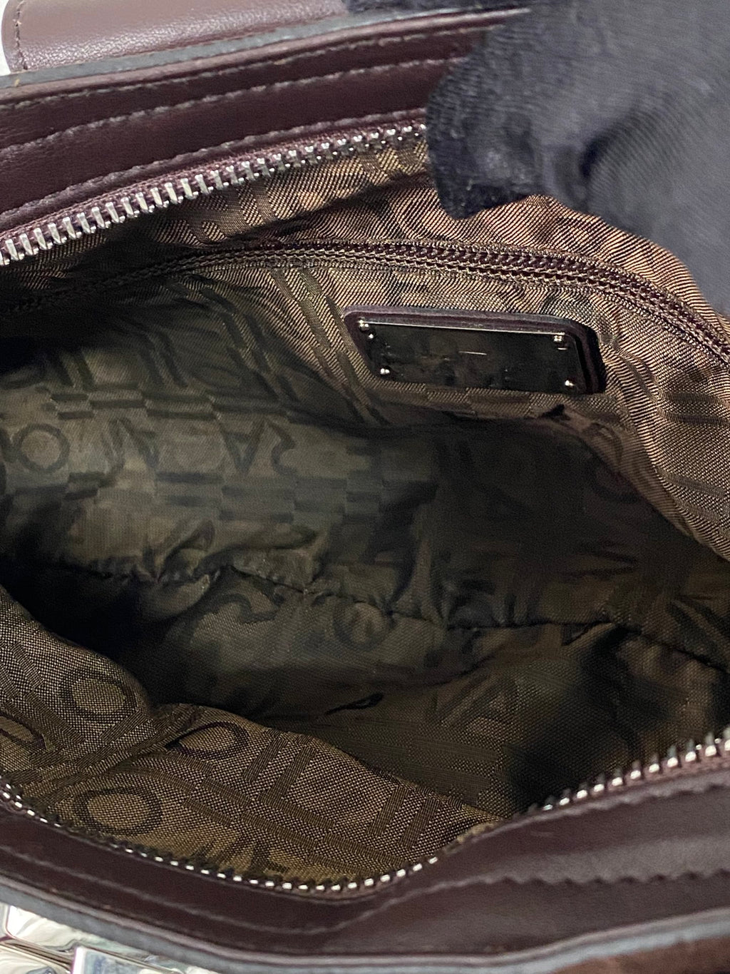 FERRAGAMO Suede Handbag