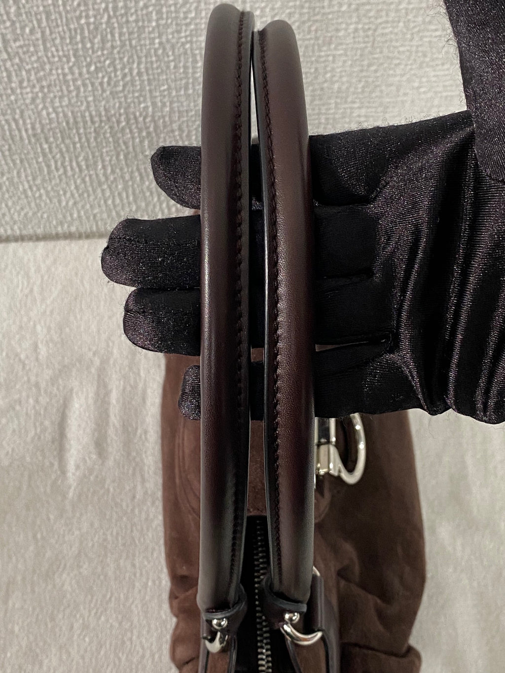 FERRAGAMO Suede Handbag
