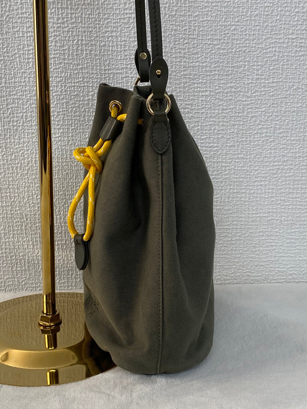 MIUMIU Canvas Bucket Handbag