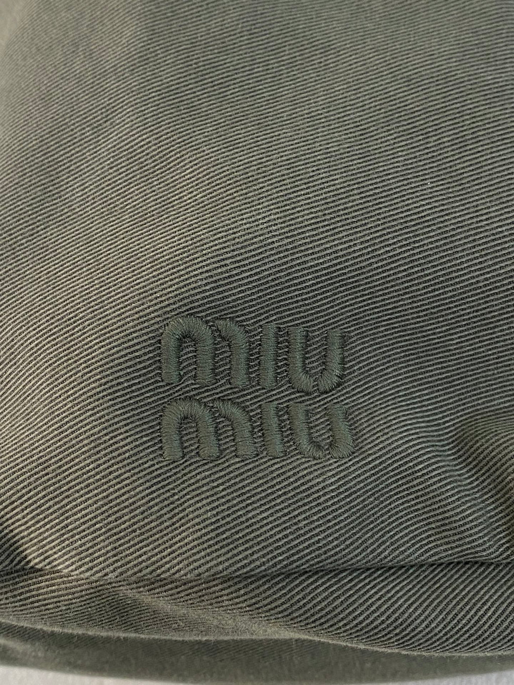 MIUMIU Canvas Bucket Handbag
