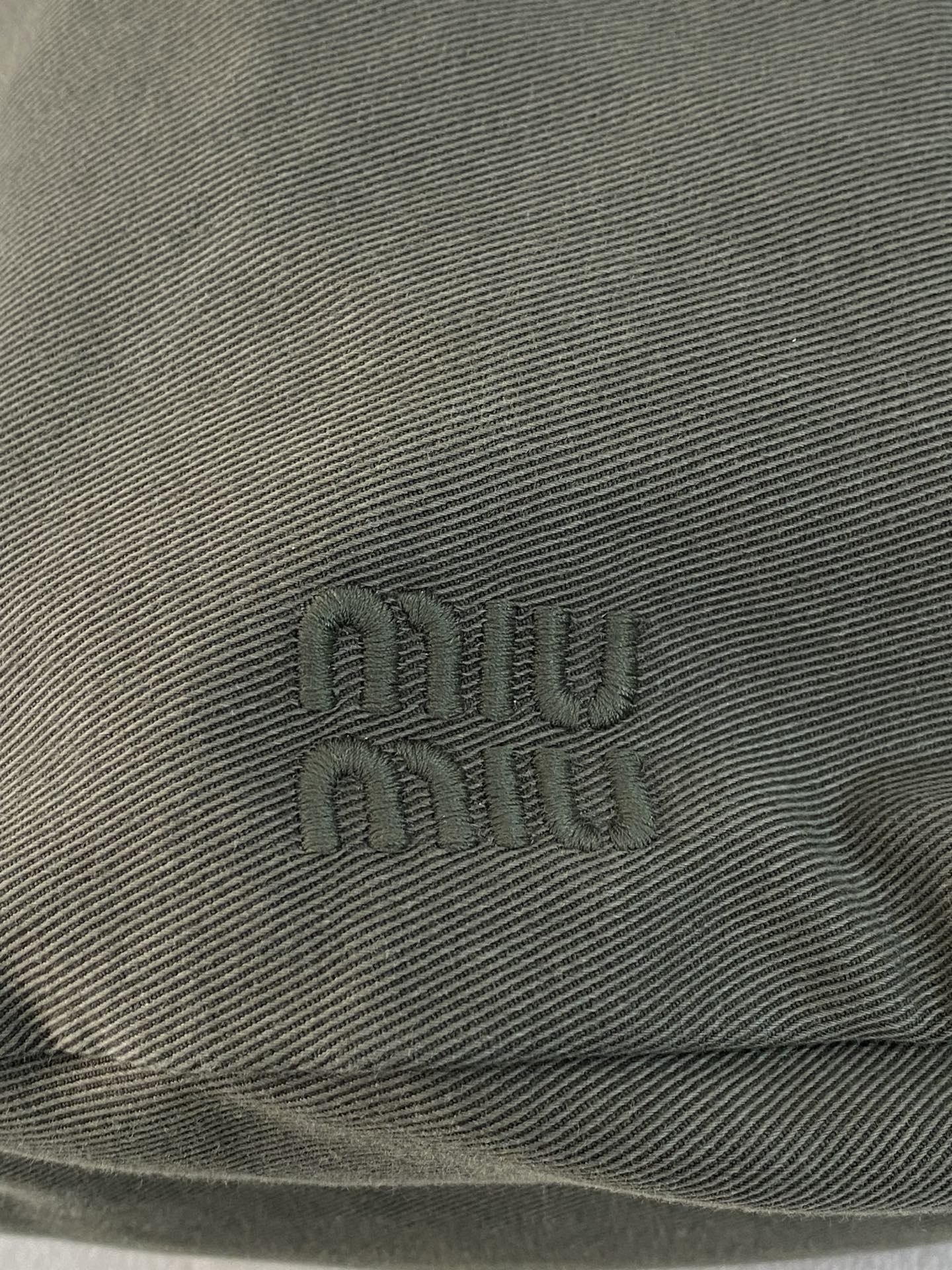 MIUMIU Canvas Bucket Handbag