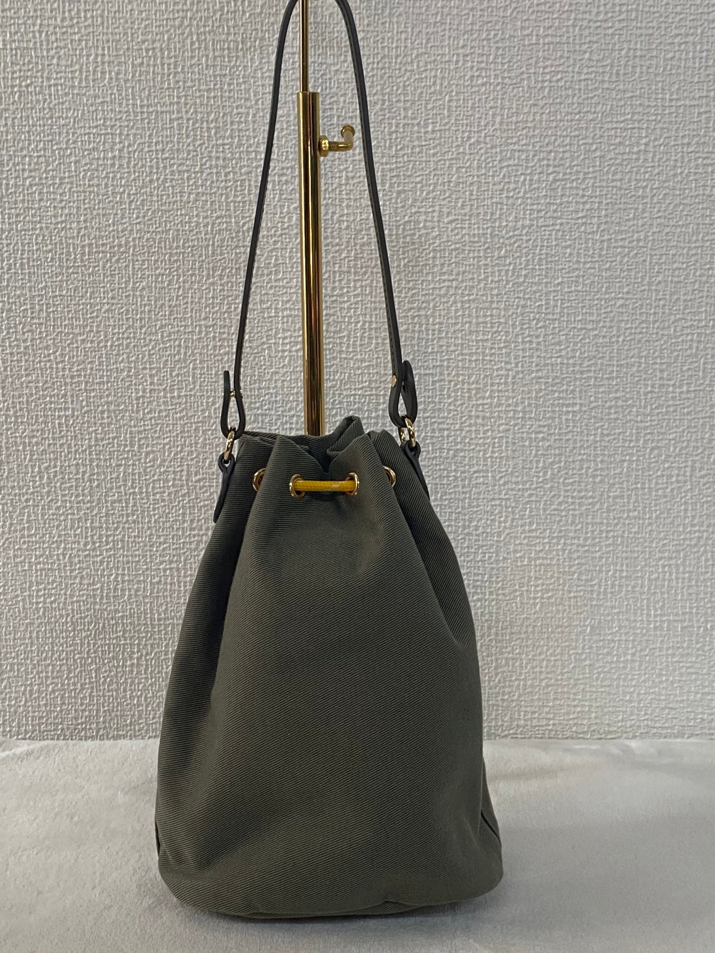 MIUMIU Canvas Bucket Handbag