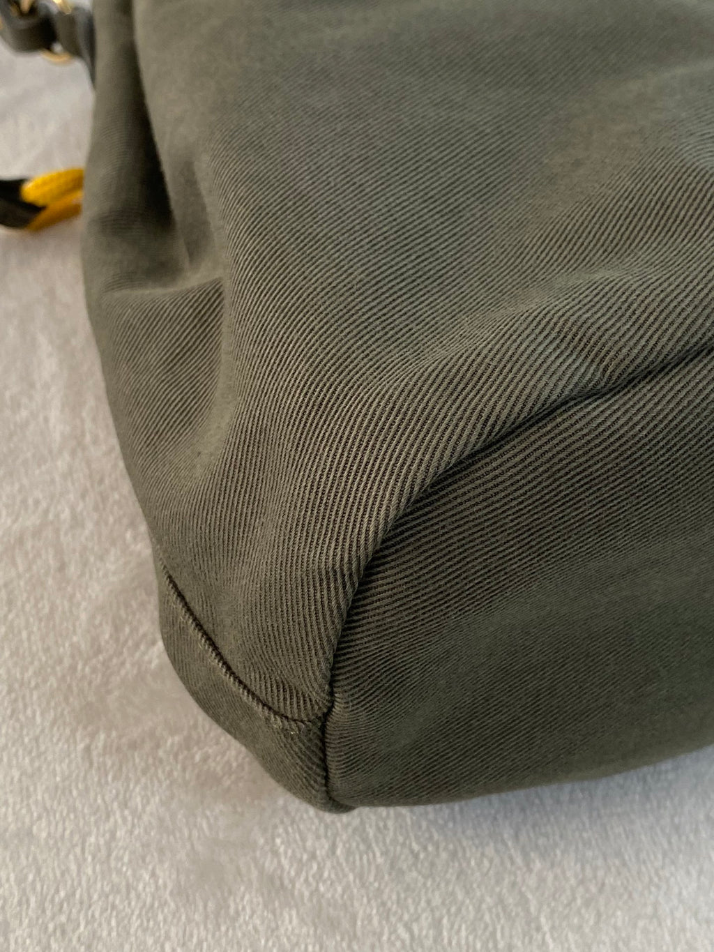 MIUMIU Canvas Bucket Handbag