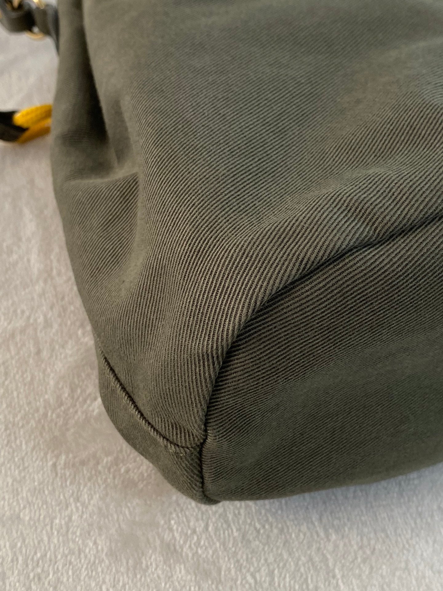 MIUMIU Canvas Bucket Handbag
