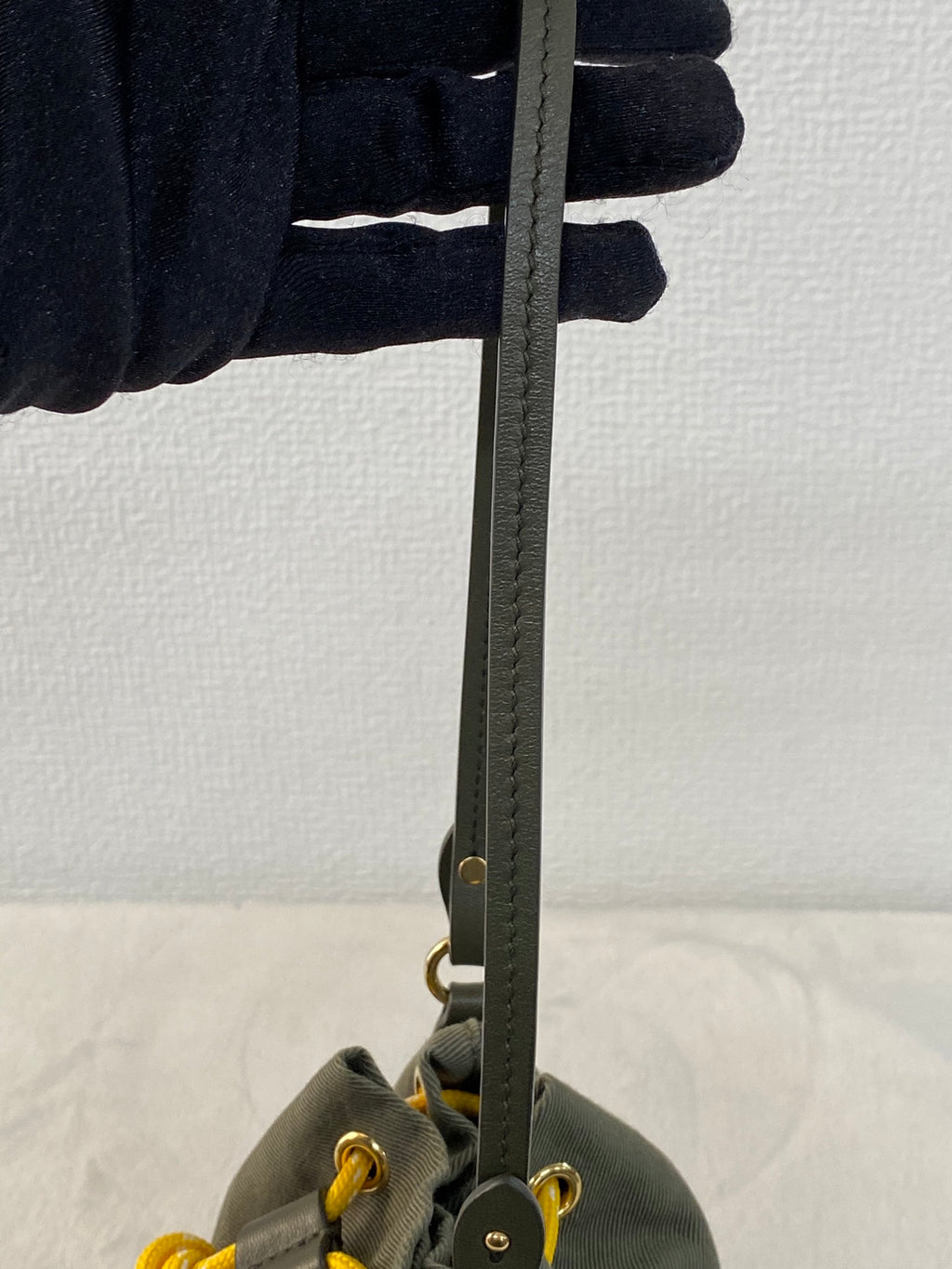 MIUMIU Canvas Bucket Handbag