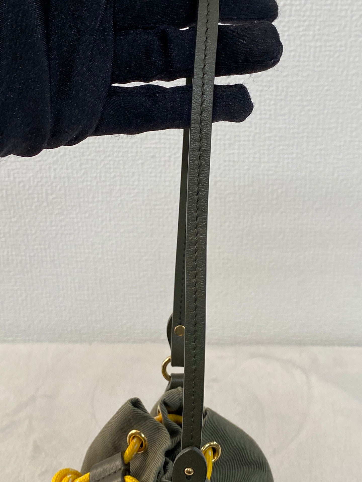 MIUMIU Canvas Bucket Handbag