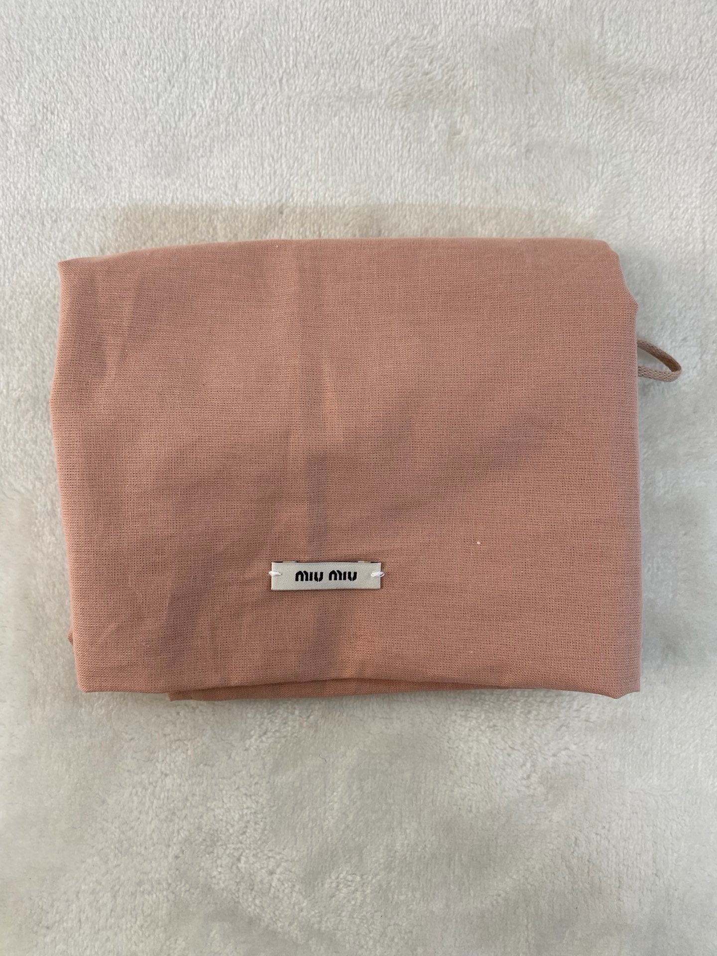 MIUMIU Canvas Bucket Handbag