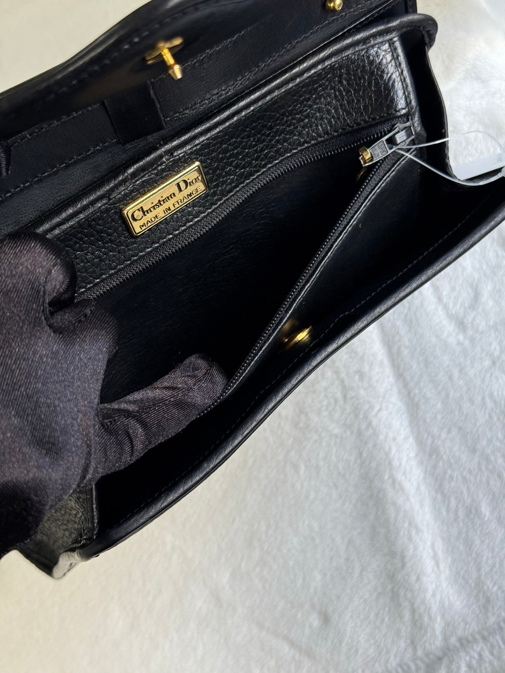 CHRISTIAN DIOR 2way Kelly Caiver Handbag