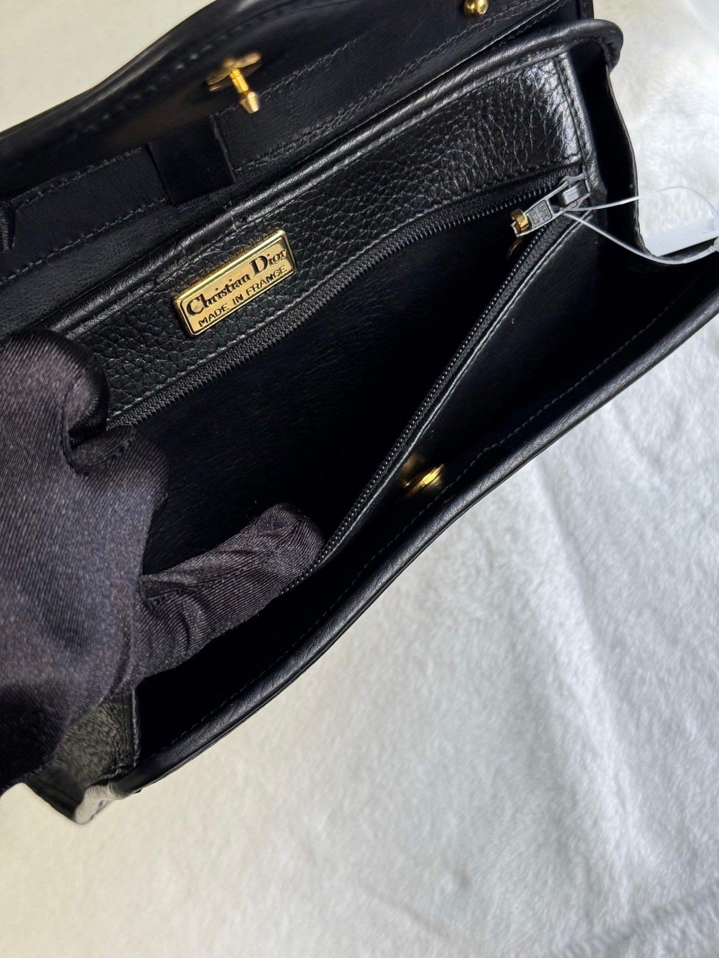 CHRISTIAN DIOR 2way Kelly Caiver Handbag