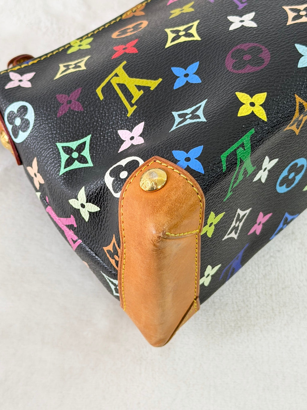 LOUIS VUITTON x Murakami Takashi Multicolor Black Cambridge Bag