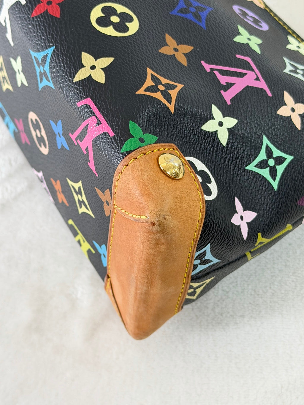 LOUIS VUITTON x Murakami Takashi Multicolor Black Cambridge Bag