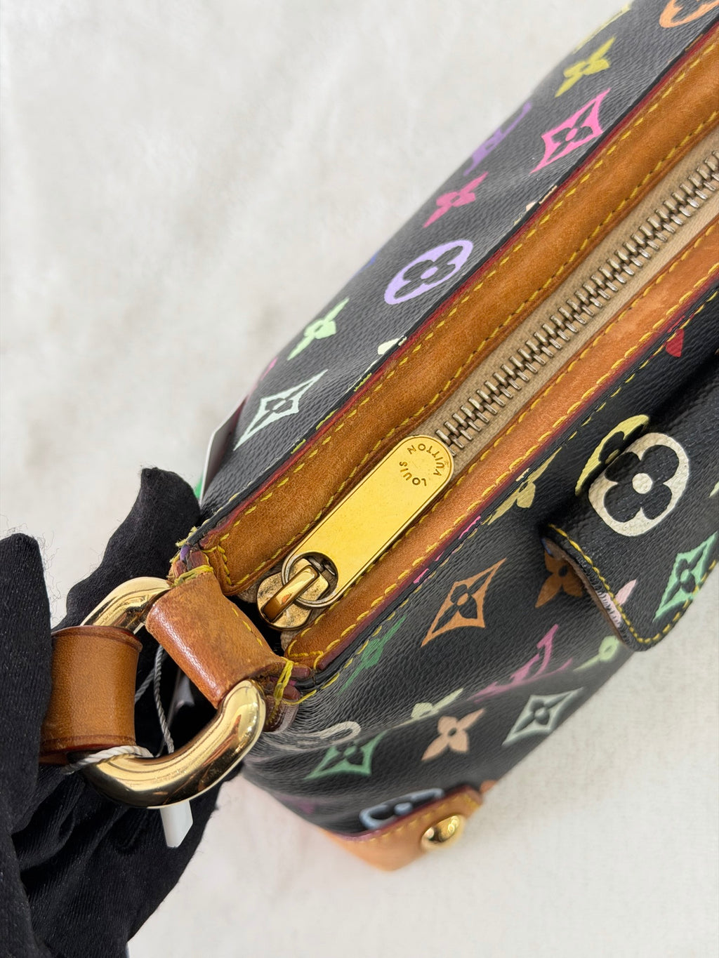 LOUIS VUITTON x Murakami Takashi Multicolor Black Cambridge Bag