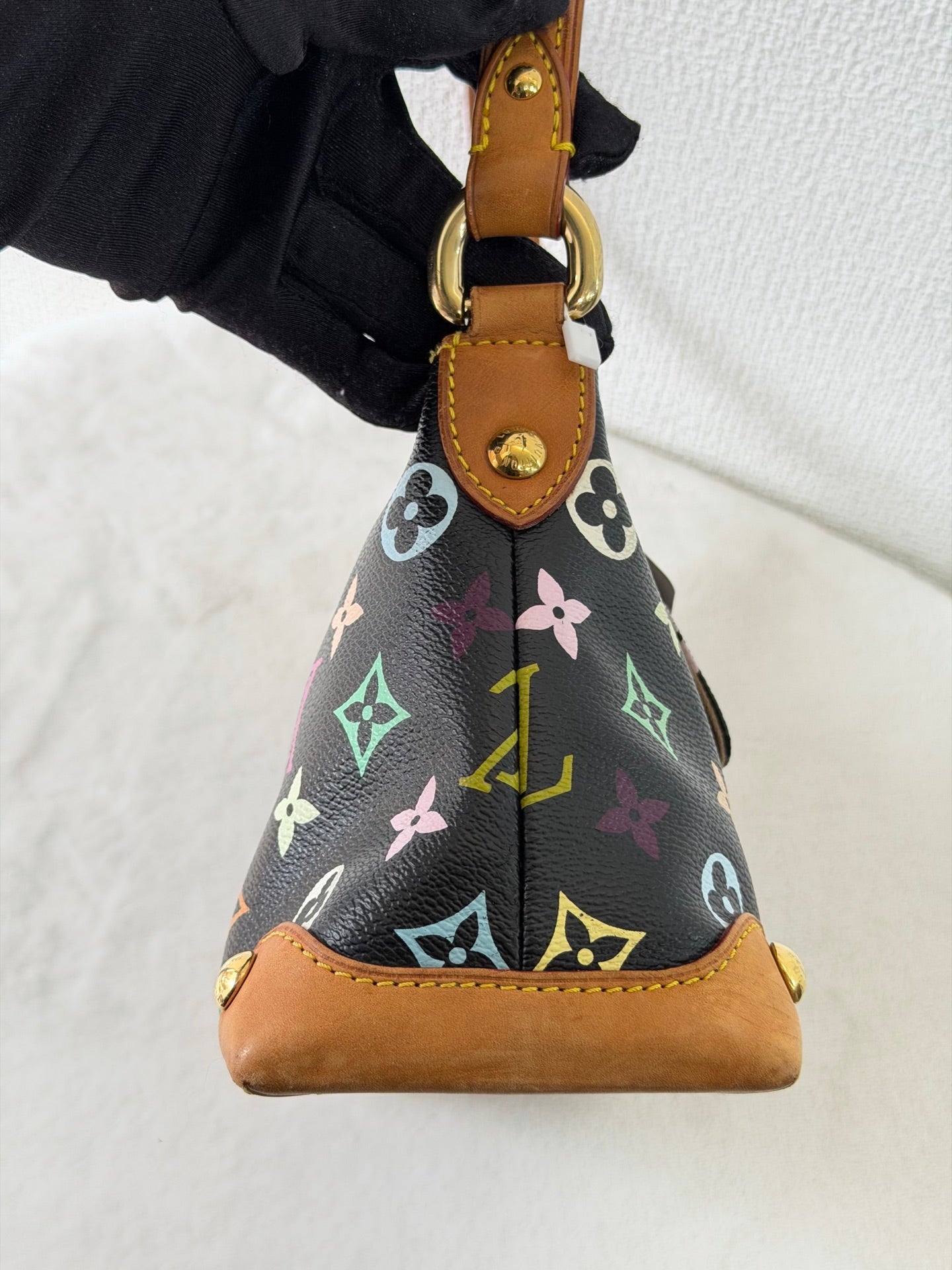 LOUIS VUITTON x Murakami Takashi Multicolor Black Cambridge Bag