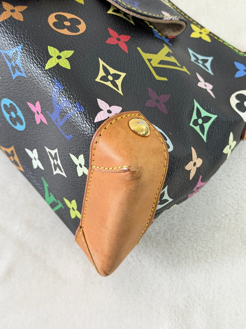 LOUIS VUITTON x Murakami Takashi Multicolor Black Cambridge Bag