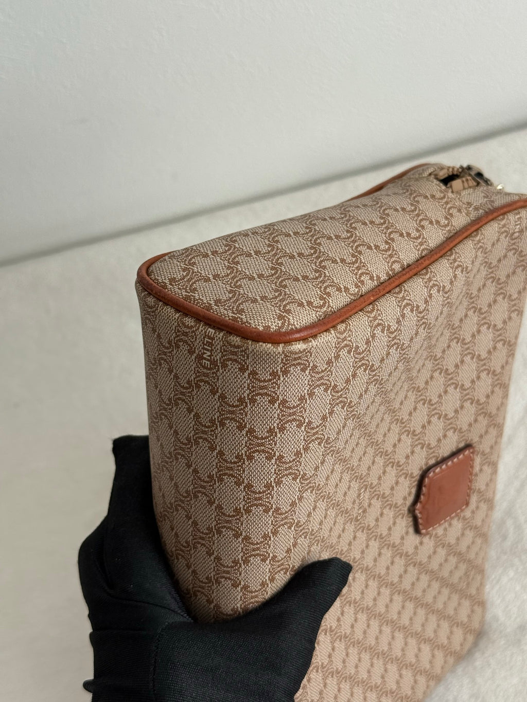 CELINE Macadam Beige Clutch