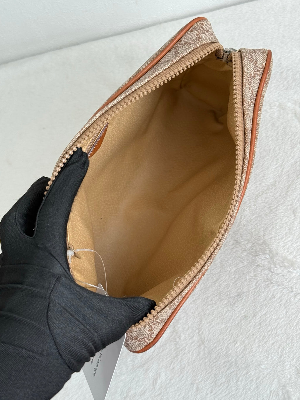 CELINE Macadam Beige Clutch