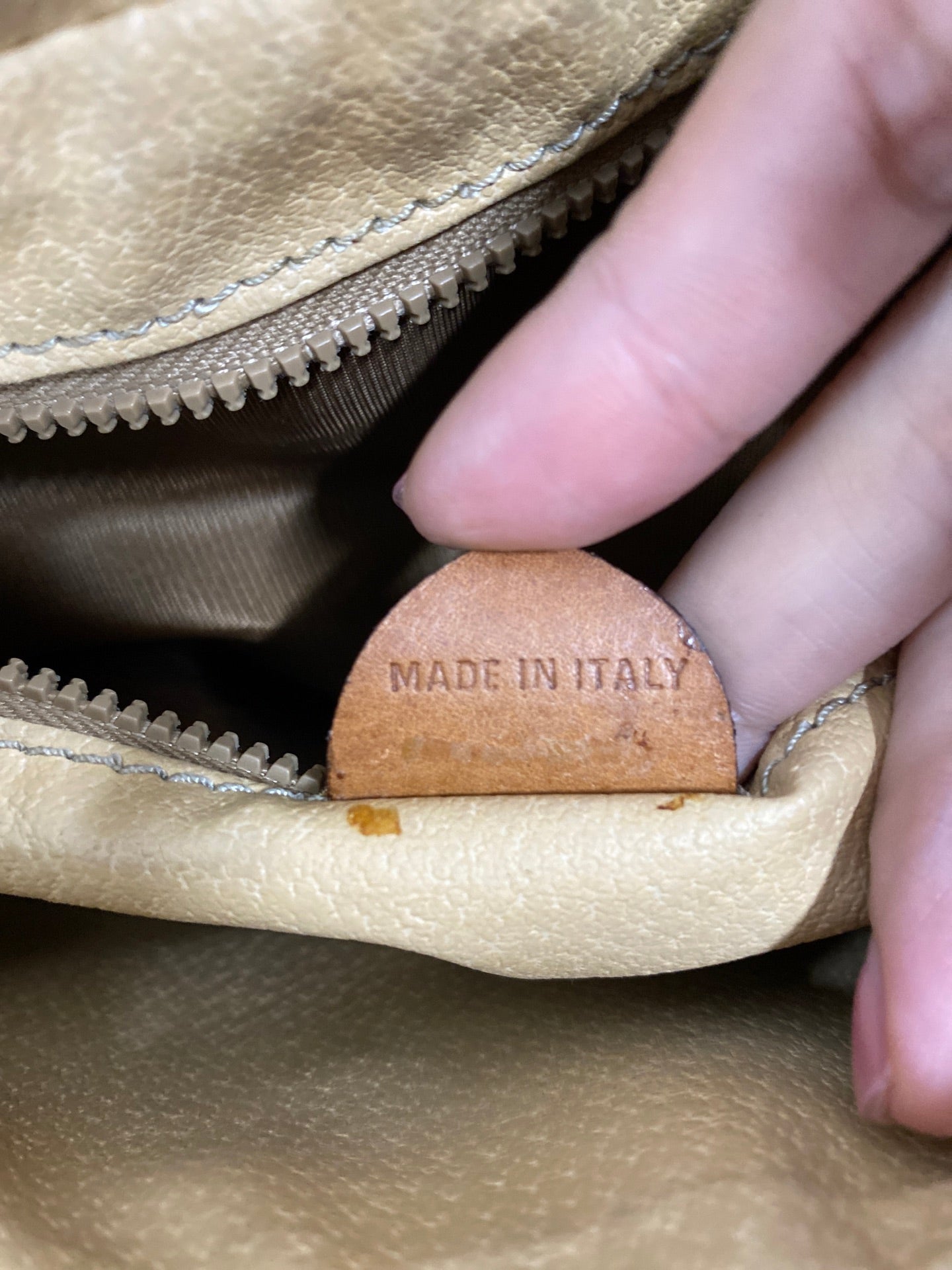 CELINE Macadam Beige Clutch