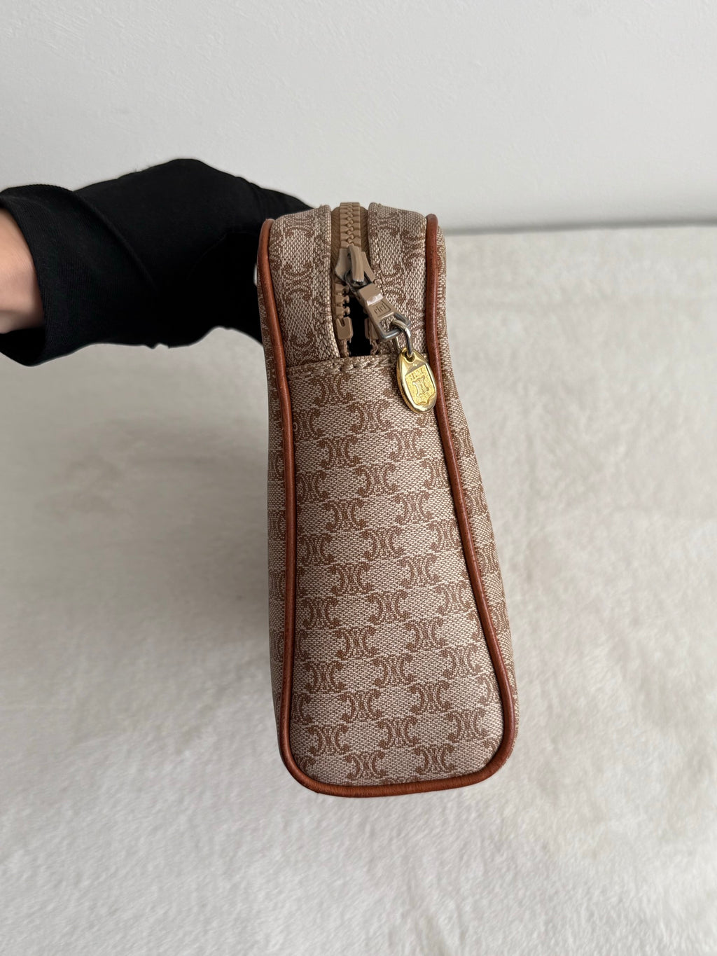 CELINE Macadam Beige Clutch