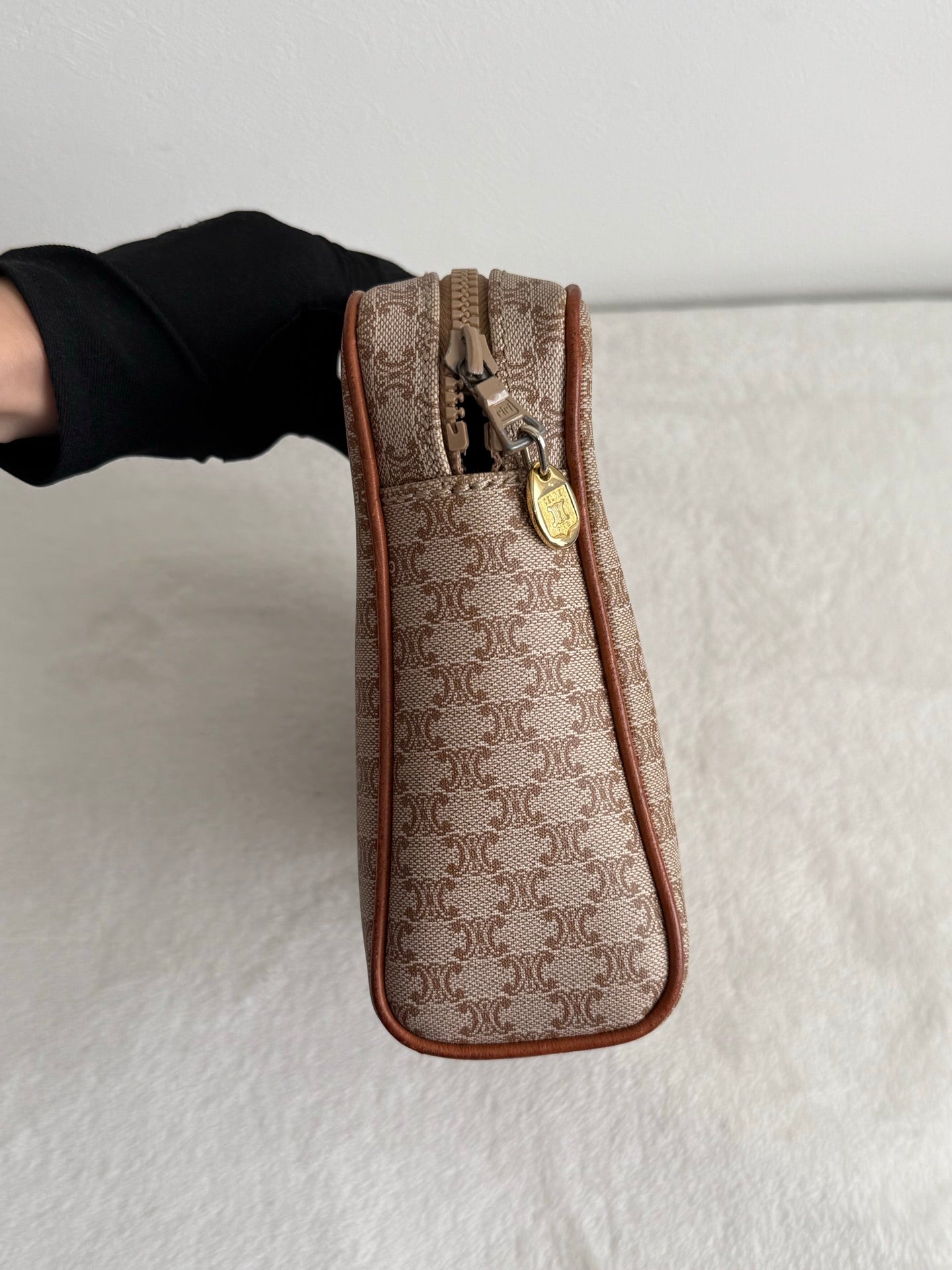 CELINE Macadam Beige Clutch