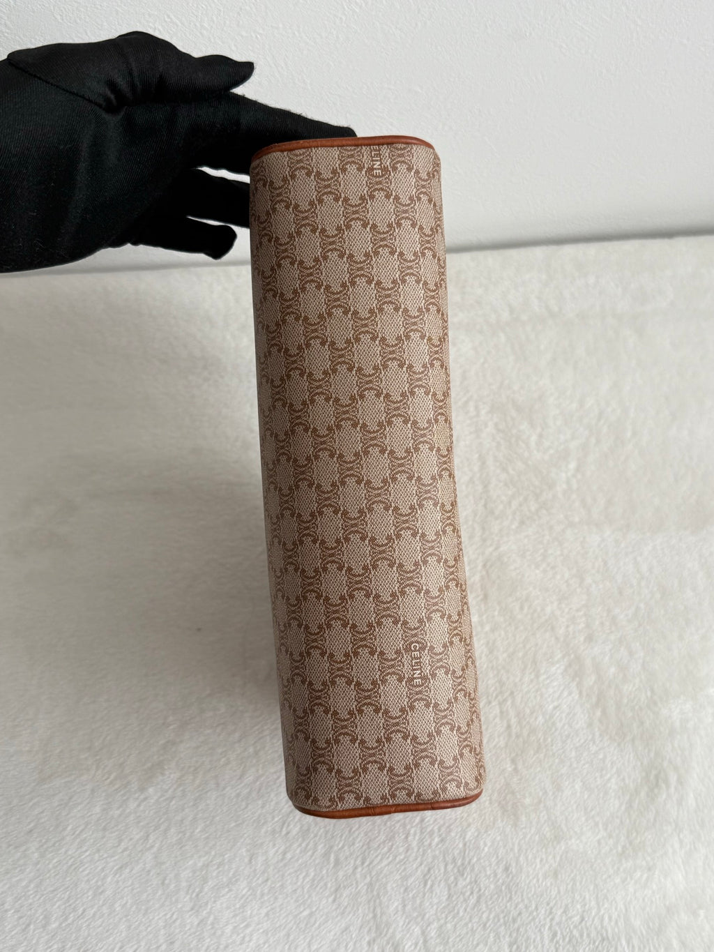 CELINE Macadam Beige Clutch