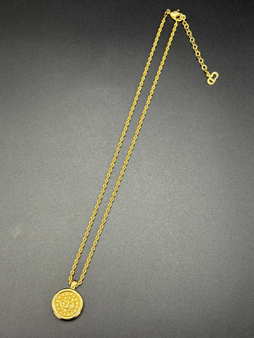 CHRISTIAN DIOR  Logo Necklace