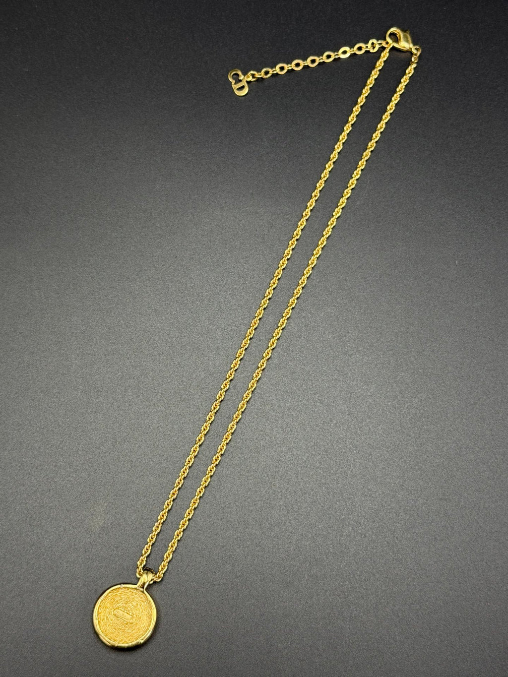 CHRISTIAN DIOR  Logo Necklace