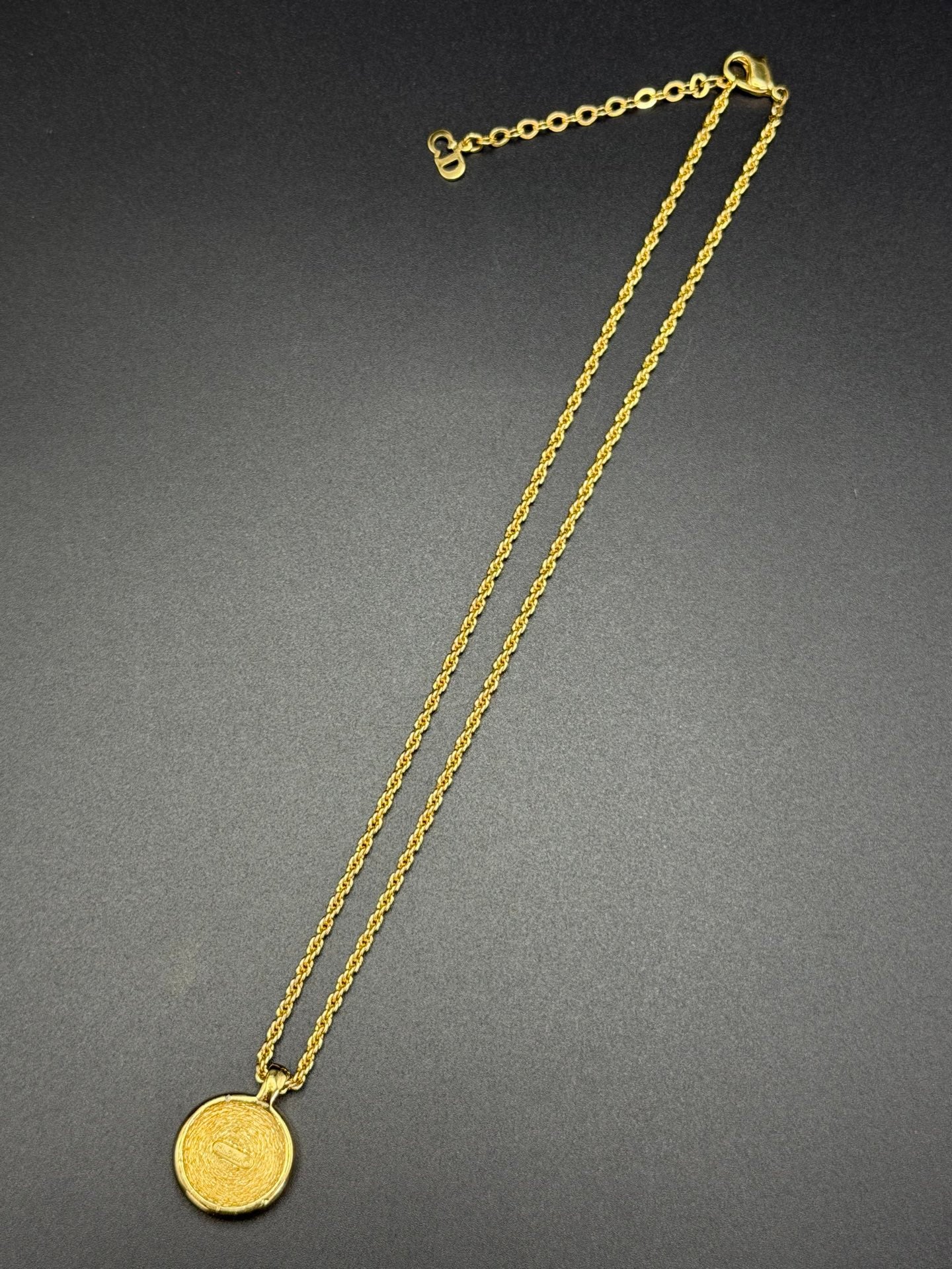 CHRISTIAN DIOR  Logo Necklace