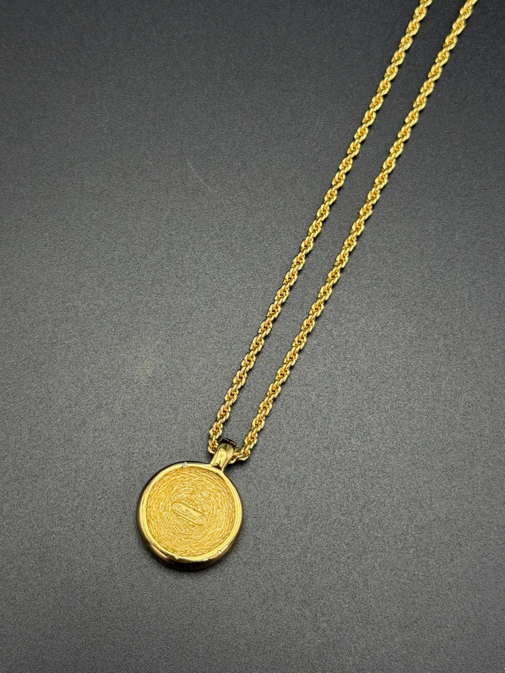 CHRISTIAN DIOR  Logo Necklace