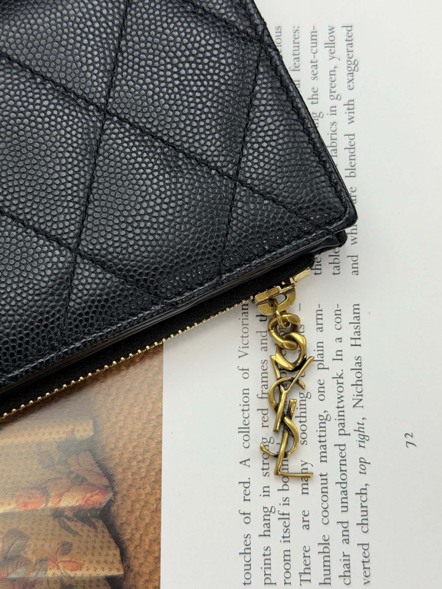 Yves Saint Laurent Caiver Bifold Wallet