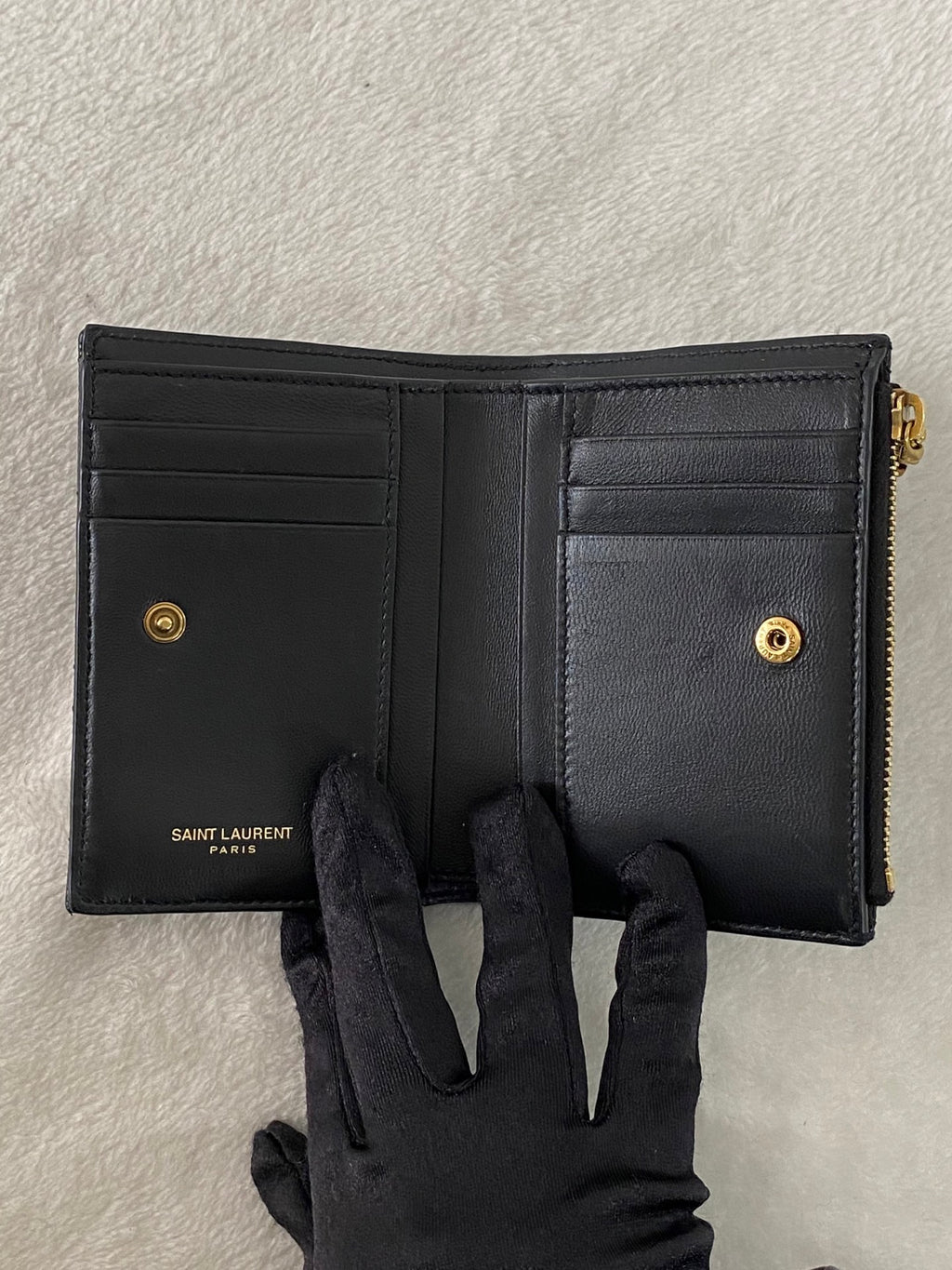 Yves Saint Laurent Caiver Bifold Wallet