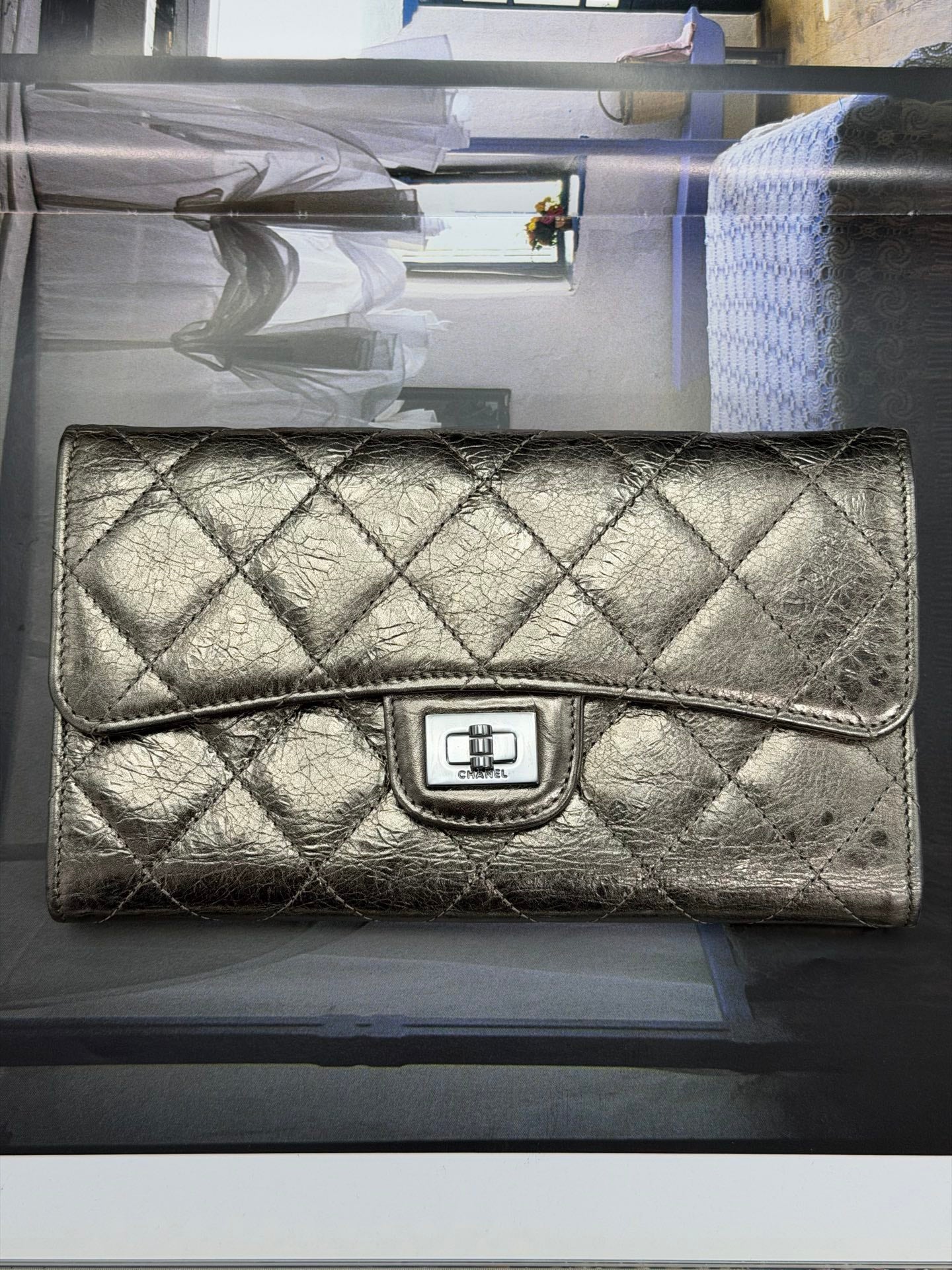 CHANEL 2.55 Trifold Wallet
