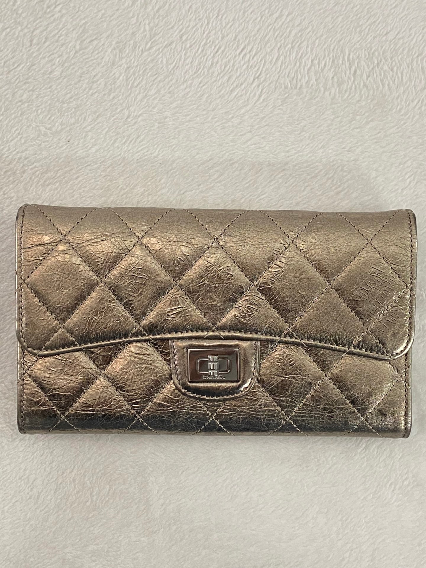 CHANEL 2.55 Trifold Wallet