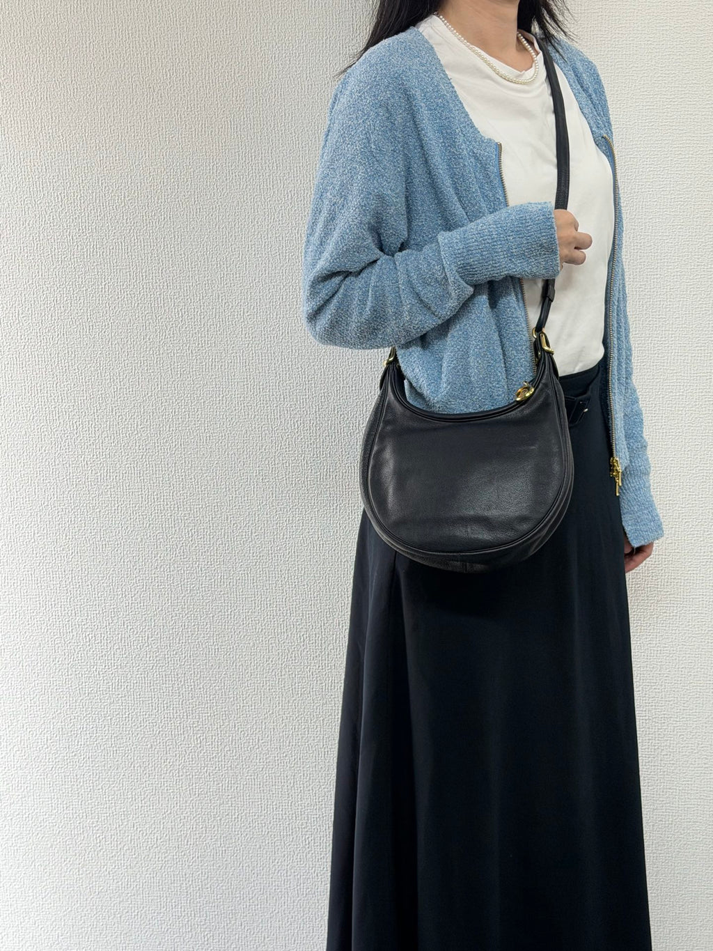 CHRISTIAN DIOR Half-moon Geniune Shoulderbag