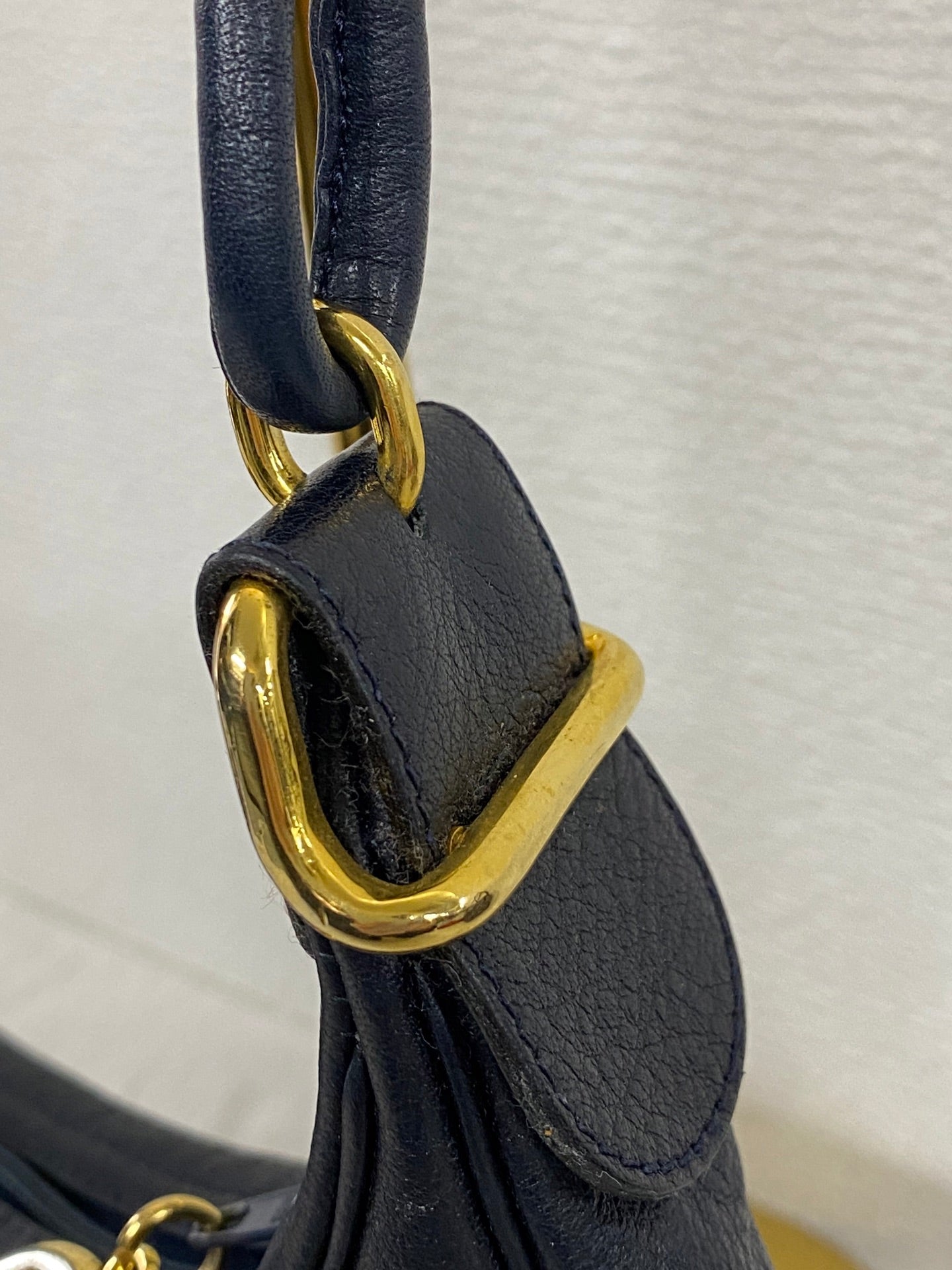 CHRISTIAN DIOR Half-moon Geniune Shoulderbag