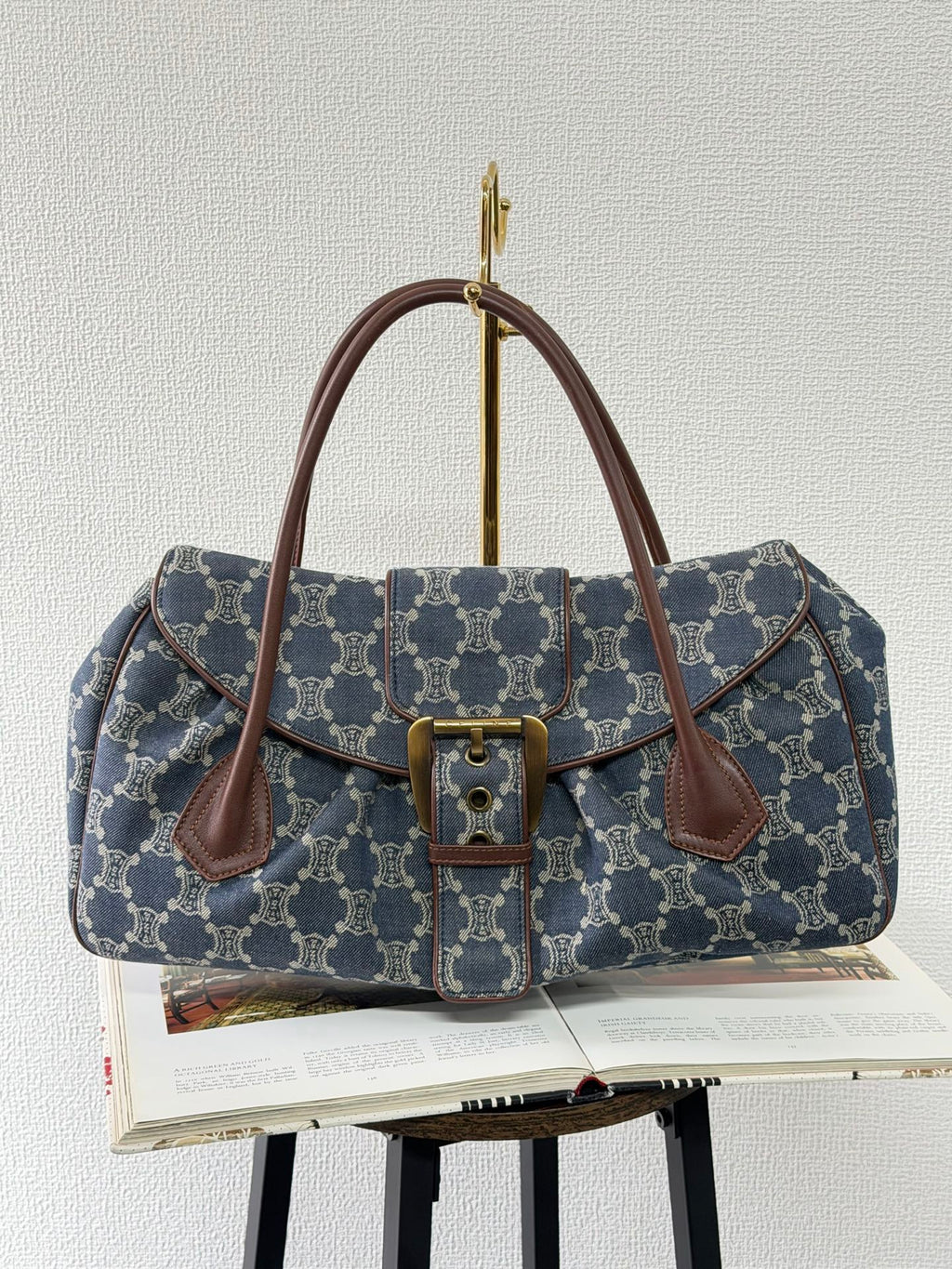 CELINE Macadam Denim  Handbag