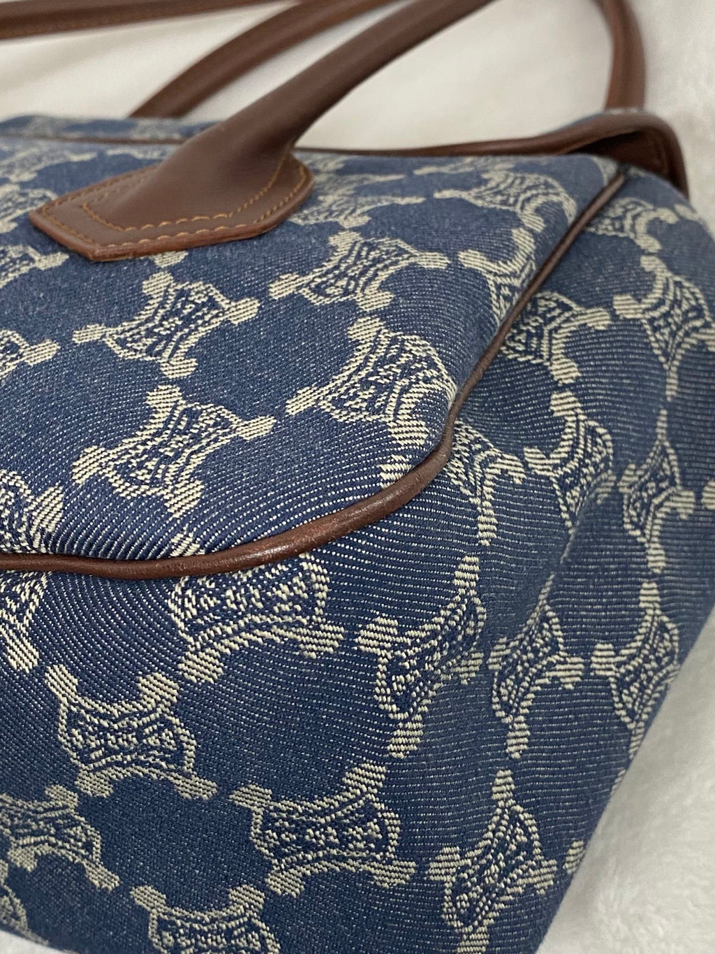 CELINE Macadam Denim  Handbag