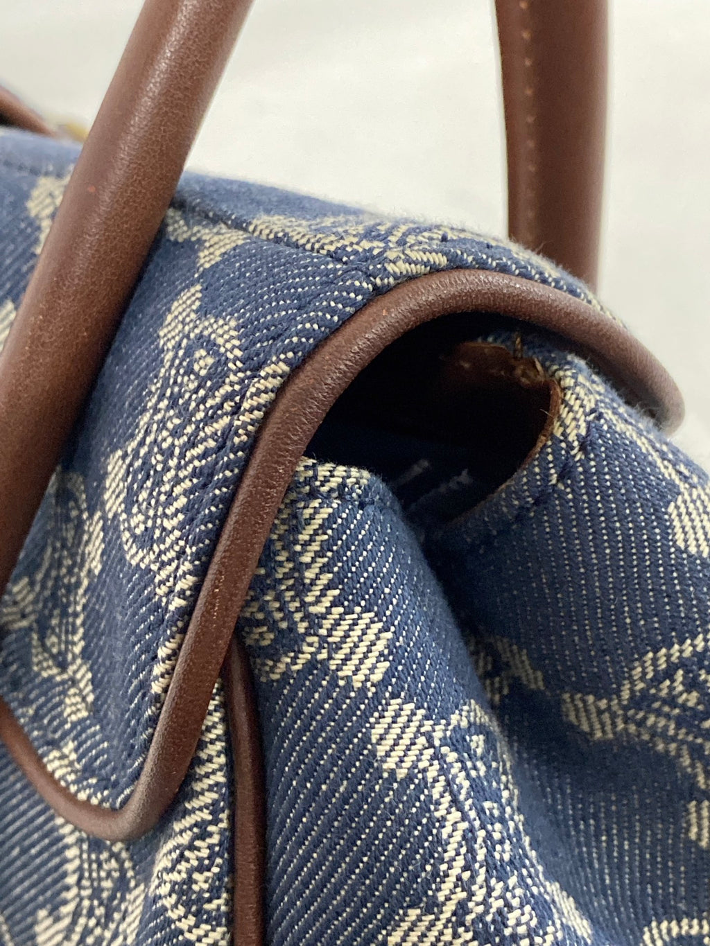CELINE Macadam Denim  Handbag