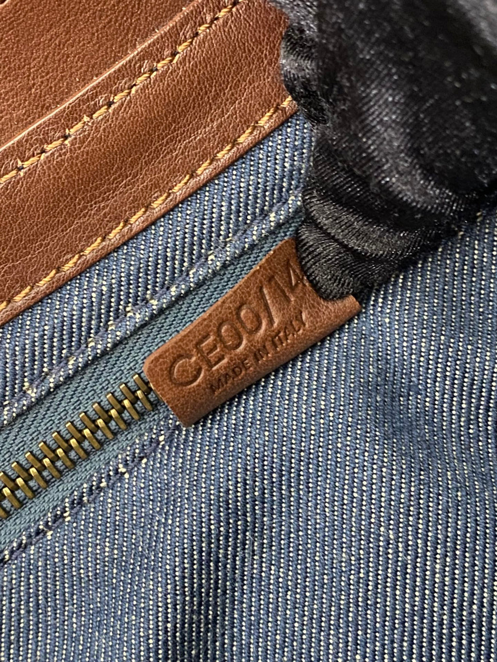 CELINE Macadam Denim  Handbag