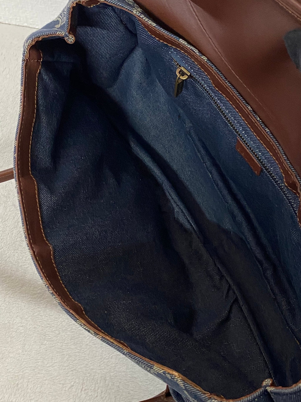CELINE Macadam Denim  Handbag